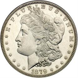 1879-s Morgan BU Silver Dollar-MS 62 PLUS!