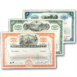 Monopoly Set of Stock Certificates