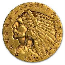 $2.5 US Gold Indian Coin