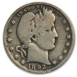 Lot of 10 Barber Quarters