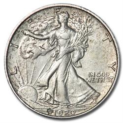 Lot of 5 Walking Libery Halves