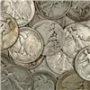 Image 1 : Lot of 10 Walking Liberty Halves $ 5 Face