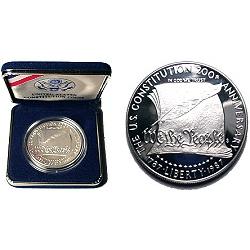 1987 Constitution Proof Silver Dollar-Gem Proof