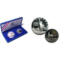 1986 Statue Of Liberty Proof 2 Pc. Commemorative