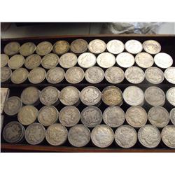 Roll of 20 Morgan Silver Dollars- 1878-1921 g-xf