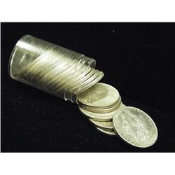 Roll of 20 Morgan Silver Dollars- 1878-1921 g-xf