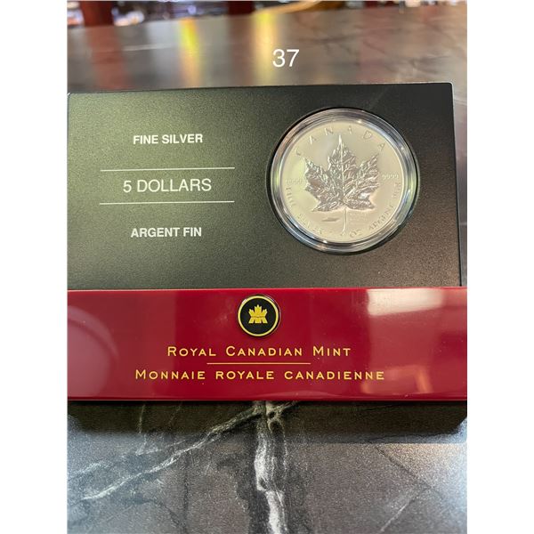 2005 CANADA V-J DAY (VICTORY) PRIVY SILVER MAPLE LEAF 1 Troy Oz