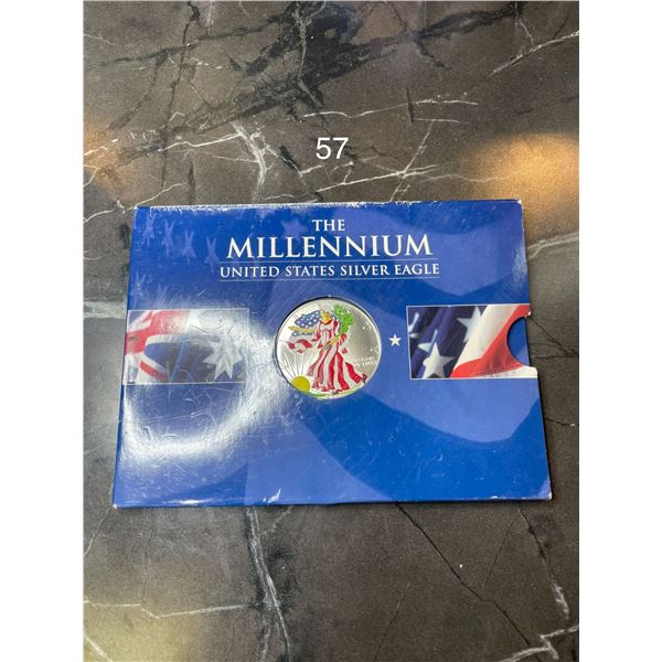 The Millennium United States Eagle Silver Dollar
