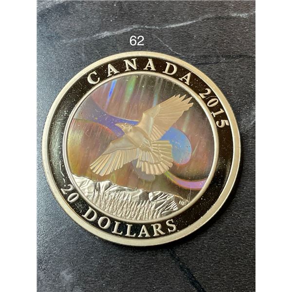 2015 CANADA $20 A STORY OF THE NORTHERN LIGHTS - THE RAVEN