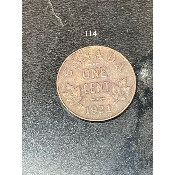 1921 Canadian Penny