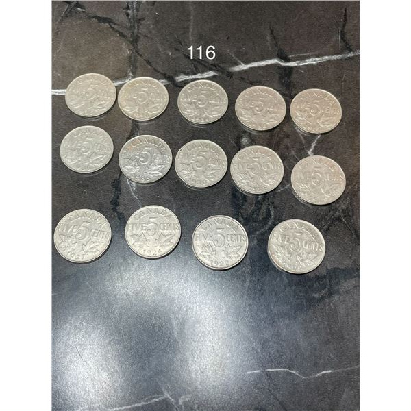 1920's & 1930's Canadian Nickles