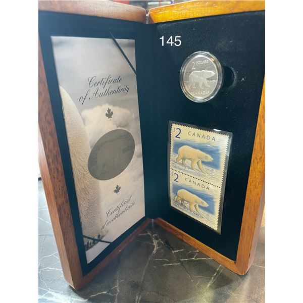 'The Proud Polar Bear' $2 Limited-Edition Stamp & Coin Set