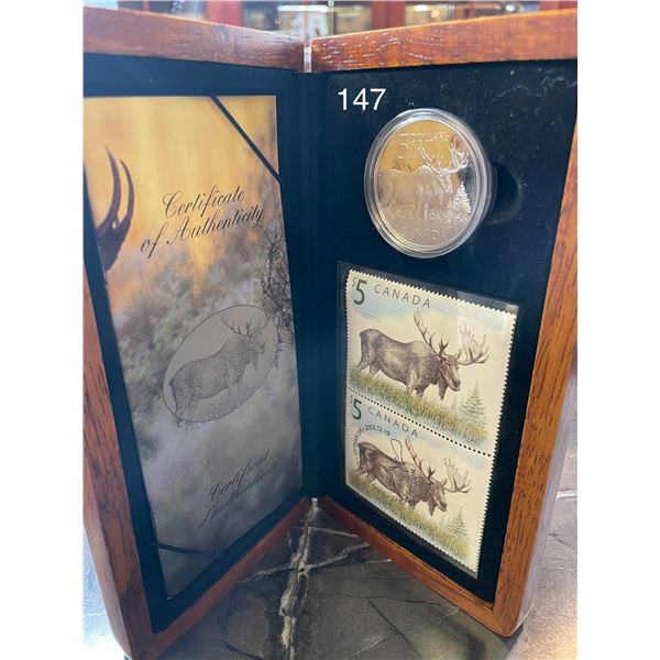 'The Majestic Moose' $5 Coin Limited-Edition Stamp & Coin Set