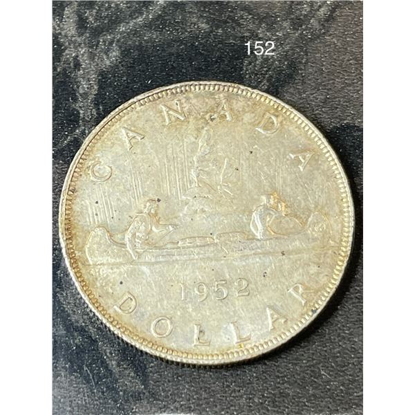 1952 Canadian Silver Dollar