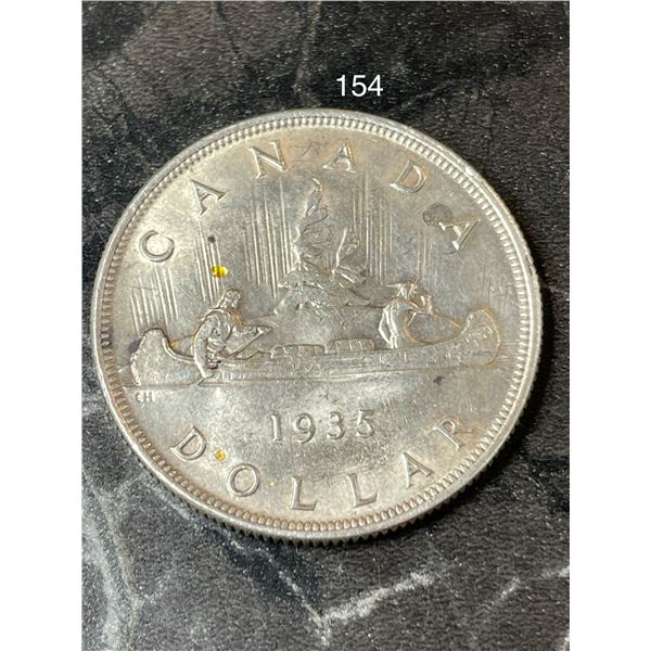 1935 Canadian SIlver Dollar