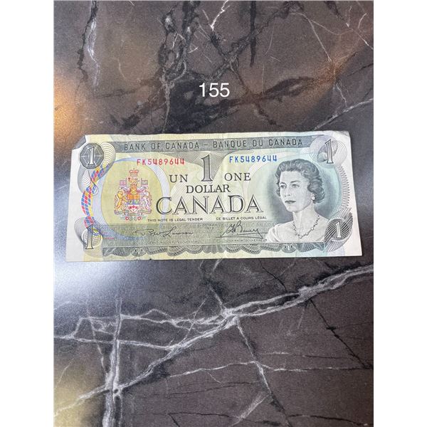 1973 Canadian $1 Bill