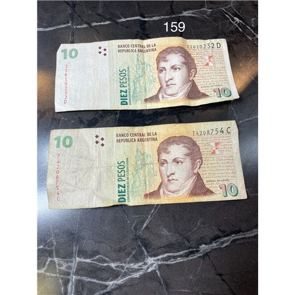 Bank of Argentina 10 Pesos