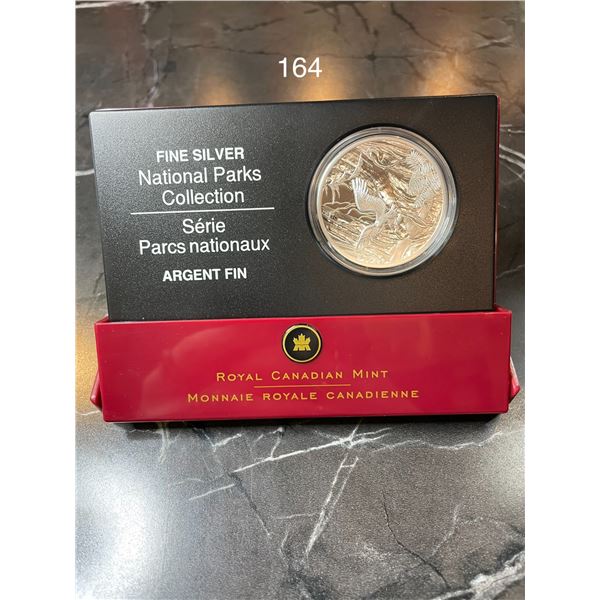 2005 CANADA $20 NATIONAL PARKS - PACIFIC RIM NATIONAL PARK FINE SILVER 31.39g