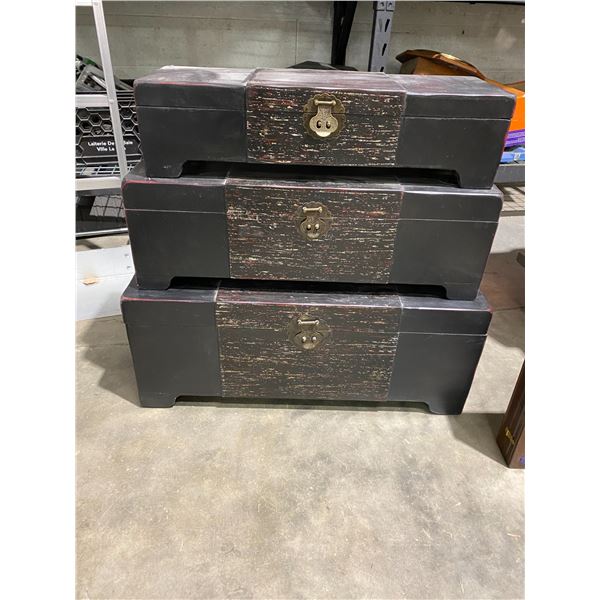 Stacking storage boxes