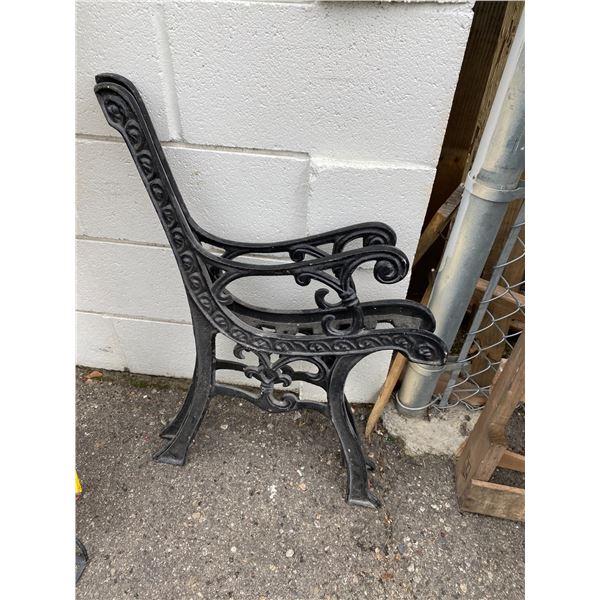 Cast iron bench ends