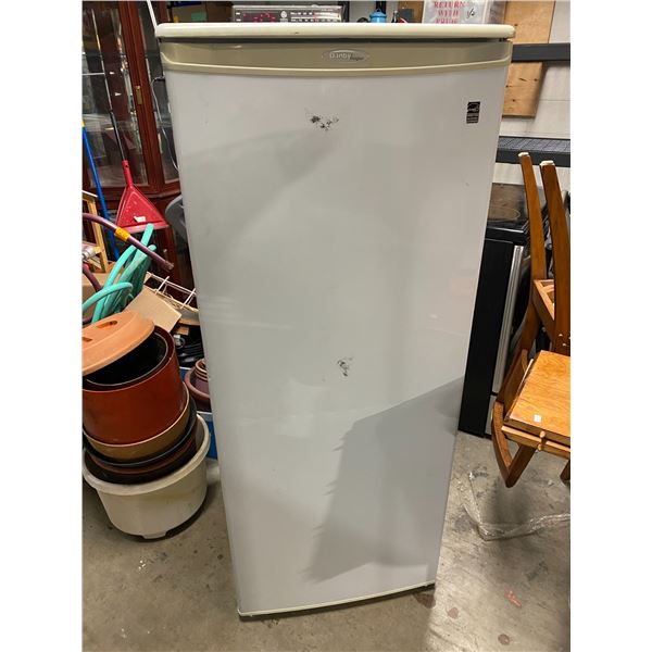 Danby upright freezer plugged in and working