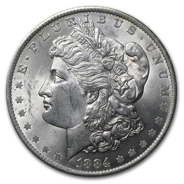 1884-O Morgan Dollar BU MS-63