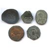 Image 1 : Byzantine Empire - Bronze Coin Group. Lot of 5