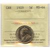 Image 1 : 1929 Five Cents