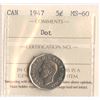 Image 1 : 1947 Five Cents - Dot