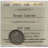Image 1 : 1913 Ten Cents - Broad Leaves