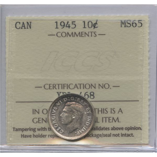1945 Ten Cents