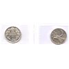 Image 2 : 1947 & 1936 Twenty-Five Cents - Dot Variety