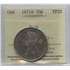 Image 1 : 1871H Fifty Cents