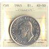 Image 3 : 1945 Silver Dollar