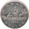 Image 1 : 1947 Silver Dollar - Maple Leaf