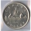 Image 2 : 1947 Silver Dollar - Blunt 7