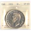 Image 1 : 1951 Silver Dollar - Specimen