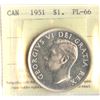 Image 1 : 1951 Silver Dollar - Proof Like