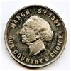 Image 1 : Sir John A. MacDonald. LeRoux 1572g. White Metal.