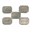 Image 1 : Lr. 905, Lr. 907, Lr. 908, Lr. 911 — Communion Tokens. Undated. White Metal/Lead.