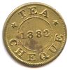 Image 2 : Lr. 988 — Gass’ Tea Store, Halifax. 1882. Gilt Brass.