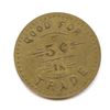 Image 2 : Lr. 1025 — A.D. Fancher, Peterborough, Ontario Store Card. Undated. Brass.