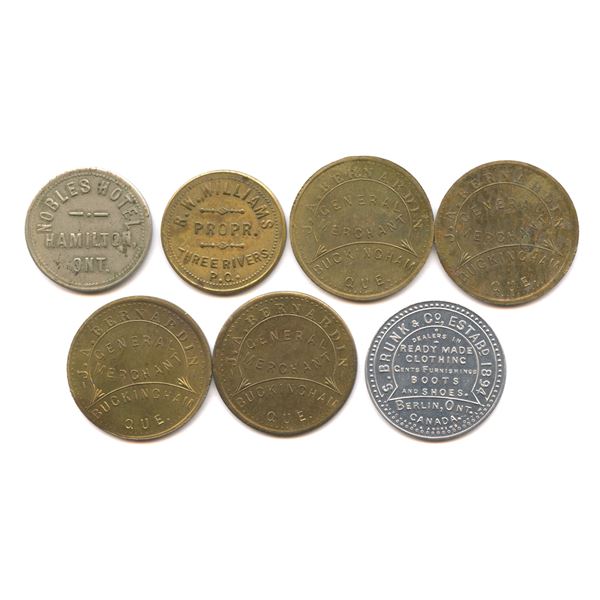 Lr. 1065r, Lr. 1066j, Lr. 1068g, Lr. 1068h, Lr. 1068i, Lr. 1068j, Lr. 1068m — Assorted Post-Confeder