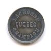 Image 1 : Lr. 1545 — Lacrosse Champion Quebec. Undated. Silver.