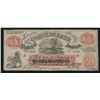 Image 1 : Confederate States of America, contemporary counterfeit of Type-10, $20, July 25th, 1861