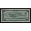 Image 2 : Bank of Canada $1, 1954 - Devil's Face Low Serial #45