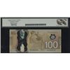 Image 2 : Bank of Canada $100, 2011 - Low Serial #484