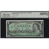 Image 1 : Bank of Canada $1, 1967 - Low Serial #555
