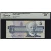Image 1 : Bank of Canada $5, 1986 - ANX Replacement - Low Serial #722