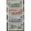 Image 3 : Bank of Canada $1, $2, $10 & $20 - Multi Colour Set - Low Serial #831
